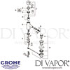Grohe Essence Bidet Mixer S-Size Spares